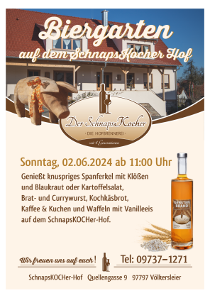 Spanferkel beim SchnapsKOCHer