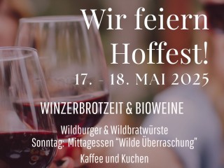 Wild auf Wein?  - Willkommen beim Hofschoppenfest mit Wildgenuss bei Weinbau Wahler in Westheim