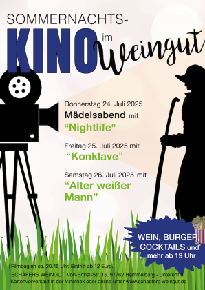 Sommernachtskino im Weingut