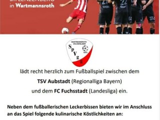 Fußballleckerbissen TSV Aubstadt - 1. FC Fuchsstadt