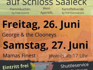 Weinparty am Schloss Saaleck &ndash; Genuss, Musik & Sommerflair